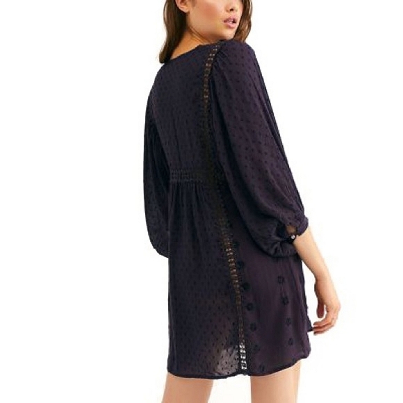 Free People - Charlotte EmbroideRed Tunic Top / Dress - Size S - Picture 3 of 10
